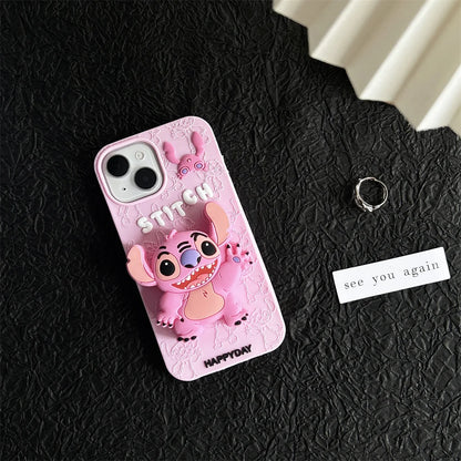 3D Cartoon Stitch Phone Case