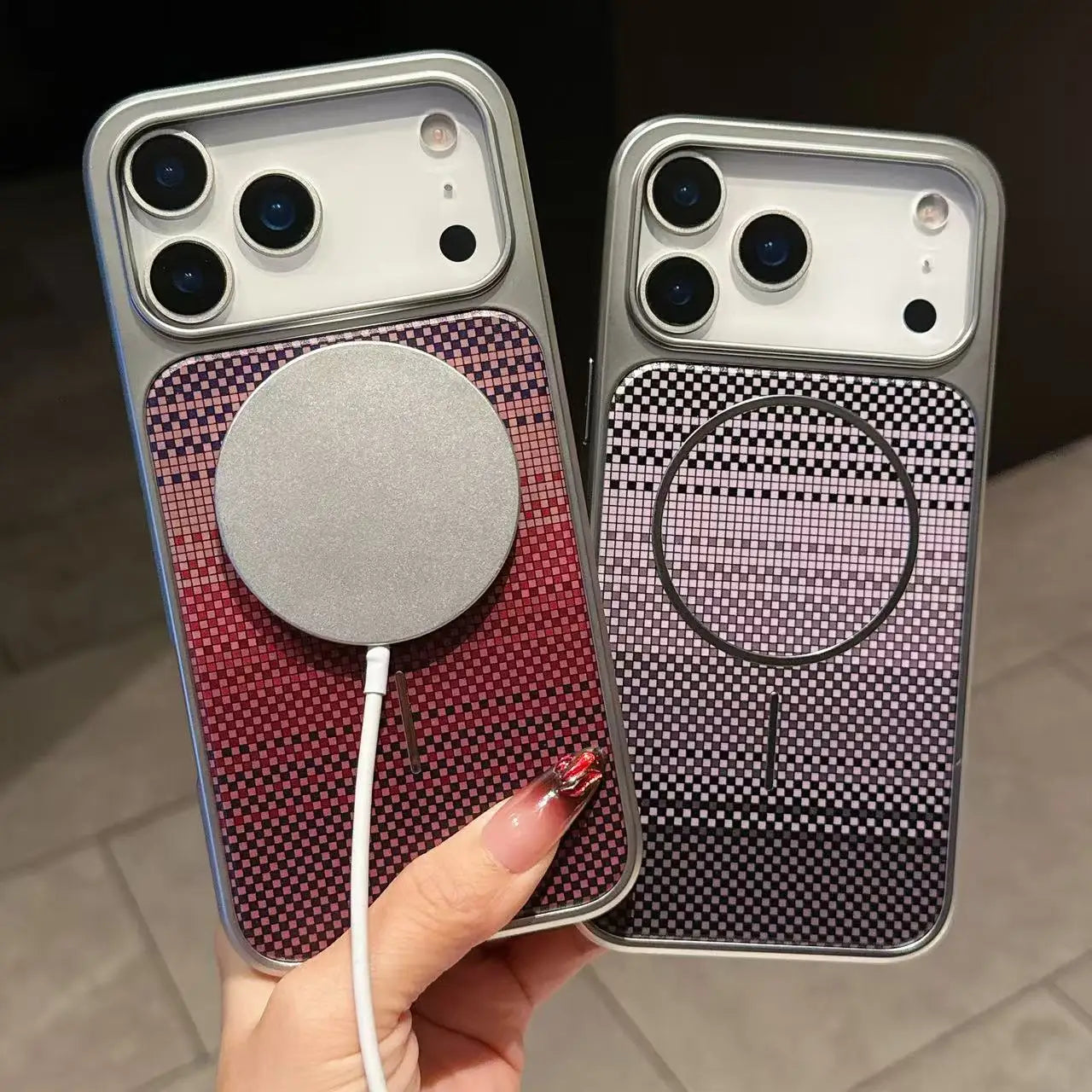 Carbon Fiber Armor Magnetic Phone Case