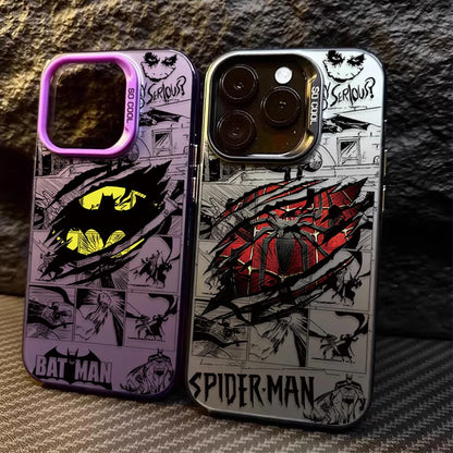 Spider-Man Batman Marvel iPhone Case