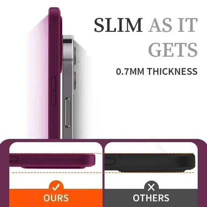 Solid Color Silicone Phone Case
