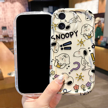 Snoopy Clear Soft Silicone Phone Case
