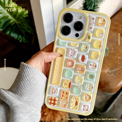 Sanrio Kuromi Hello Kitty Purin Phone Case