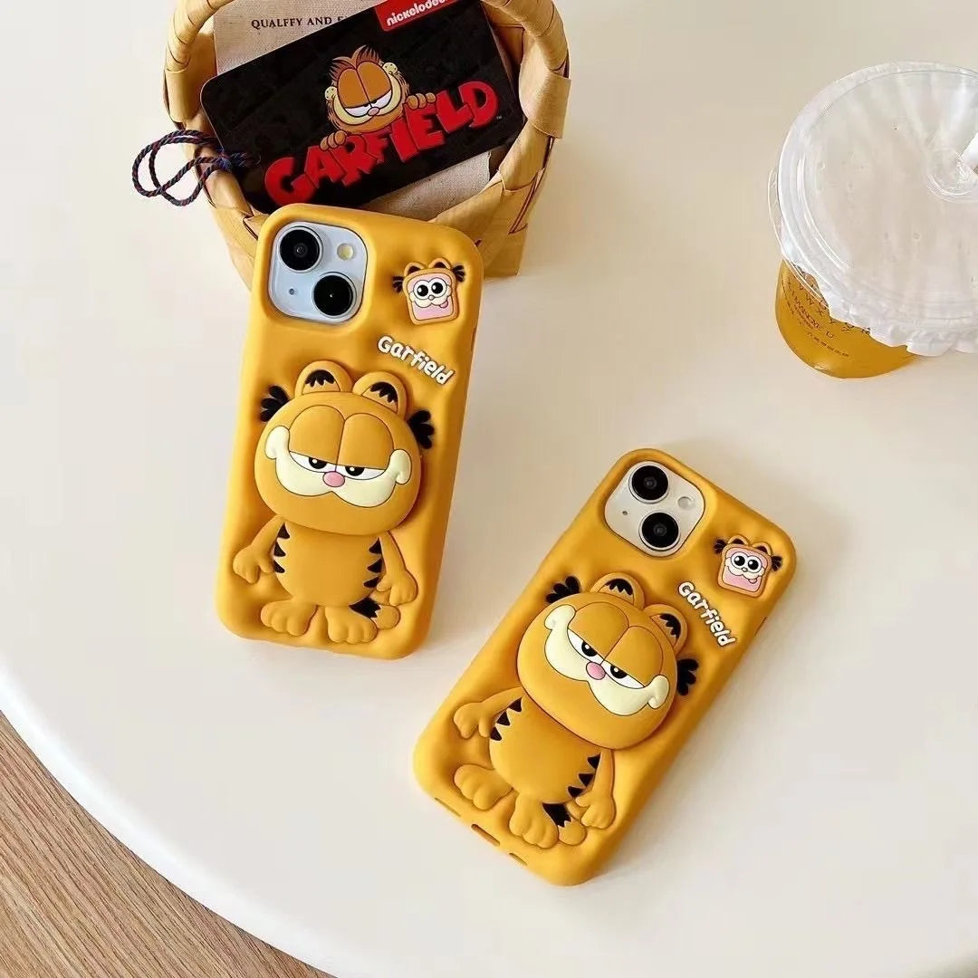3D Carfield Grip Holder Phone Case