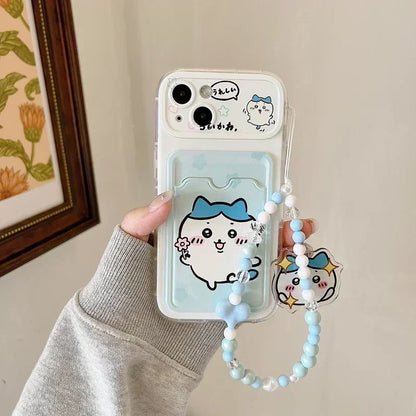 Chiikawa Card Wallet Phone Case