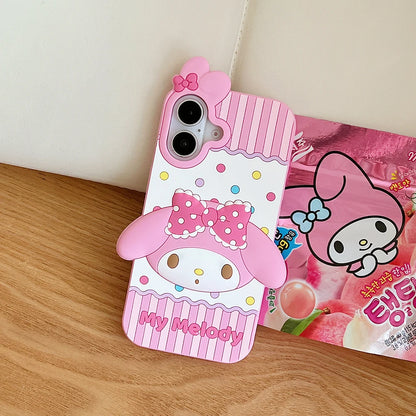 Hello Kitty Kuromi My Melody Silicone Phone Case