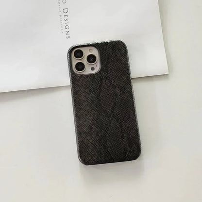 Python Pattern Leather Phone Case