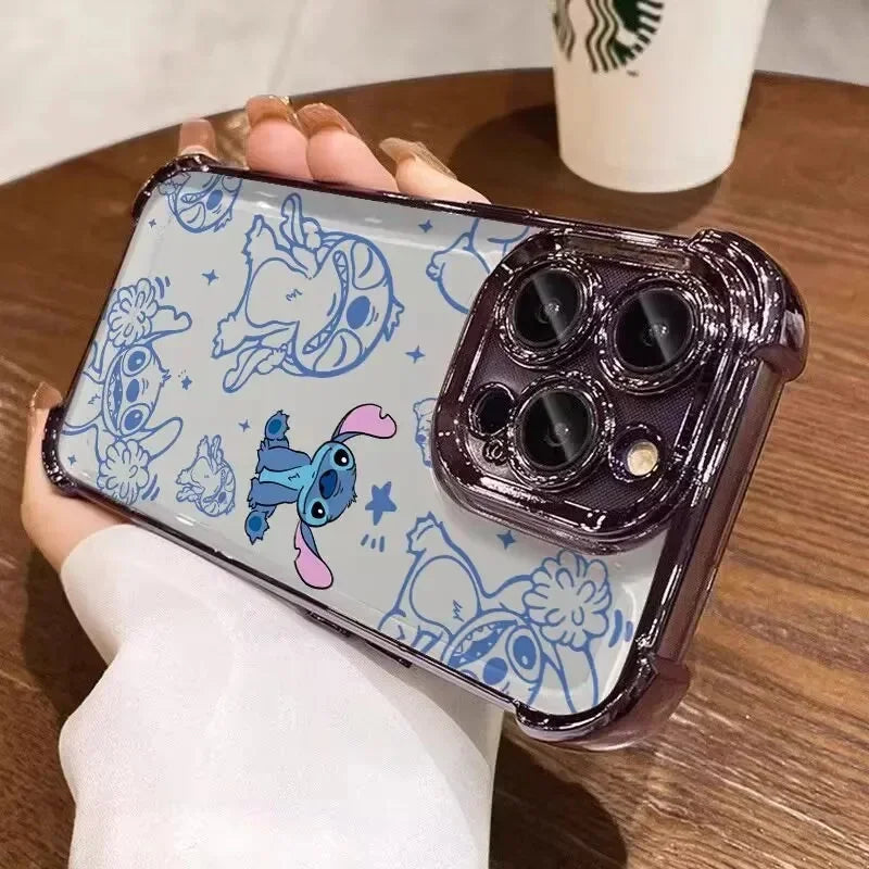 Cute Stitch Clear Phone Case