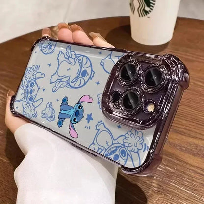 Cute Stitch Clear Phone Case