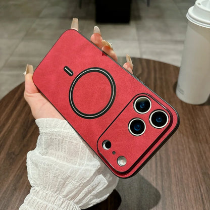 Magnetic Leather Case