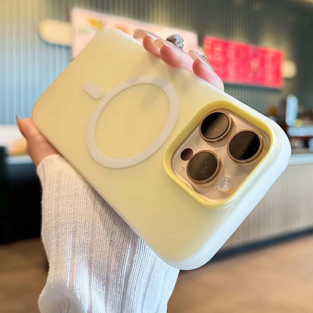 Matte Candy Color Magnetic MagSafe Phone Case