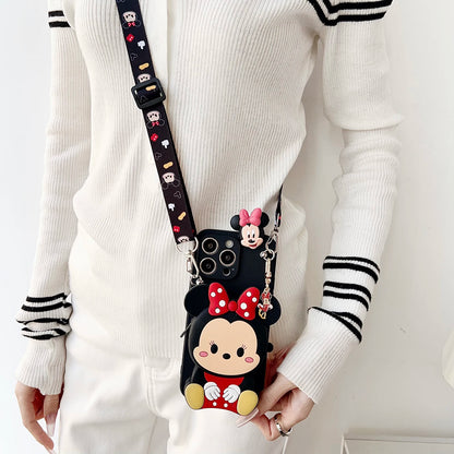 Minnie Mickey Wallet Phone Case for iPhone