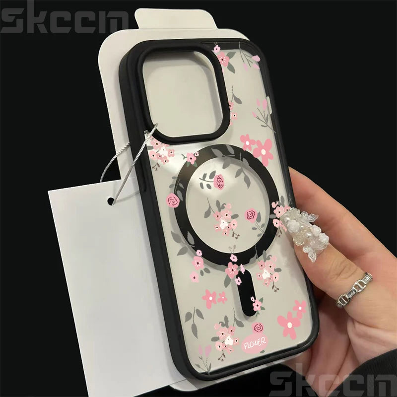 Flower Transparent Phone Case