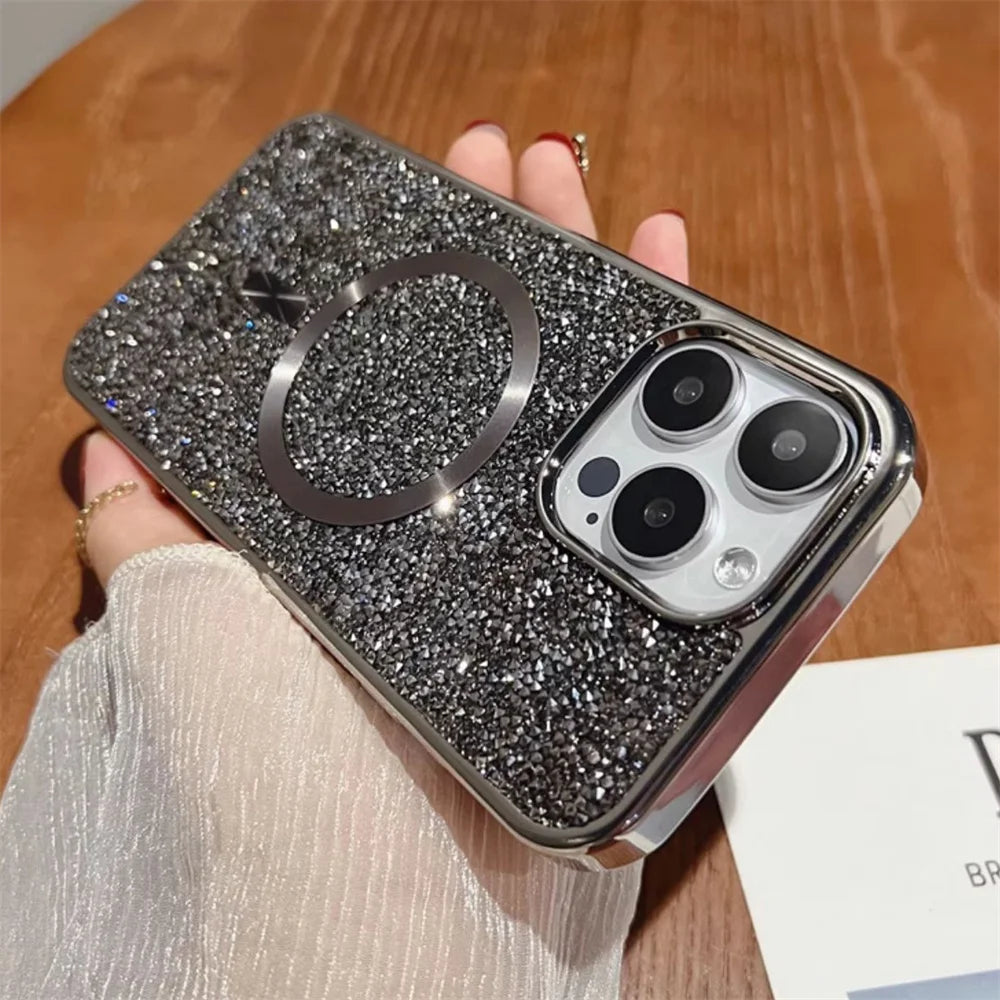 Magnetic Glitter Sequin Phone Case