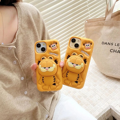 3D Carfield Grip Holder Phone Case