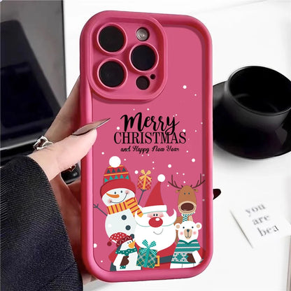 Christmas Pattern Soft Silicone Phone Case