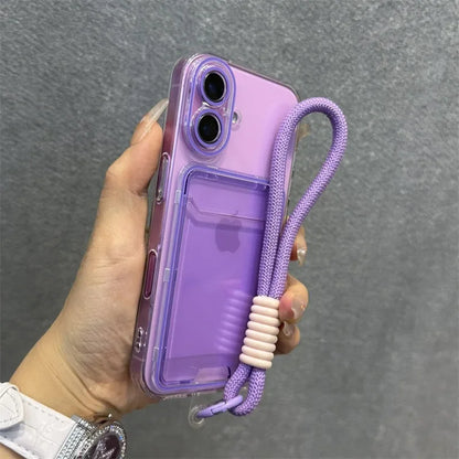 Candy Color Card Pack Case for iPhone