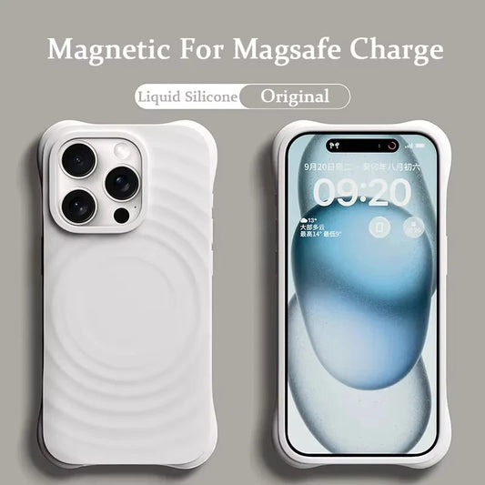 Magnetic Silicone Magsafe Phone Case