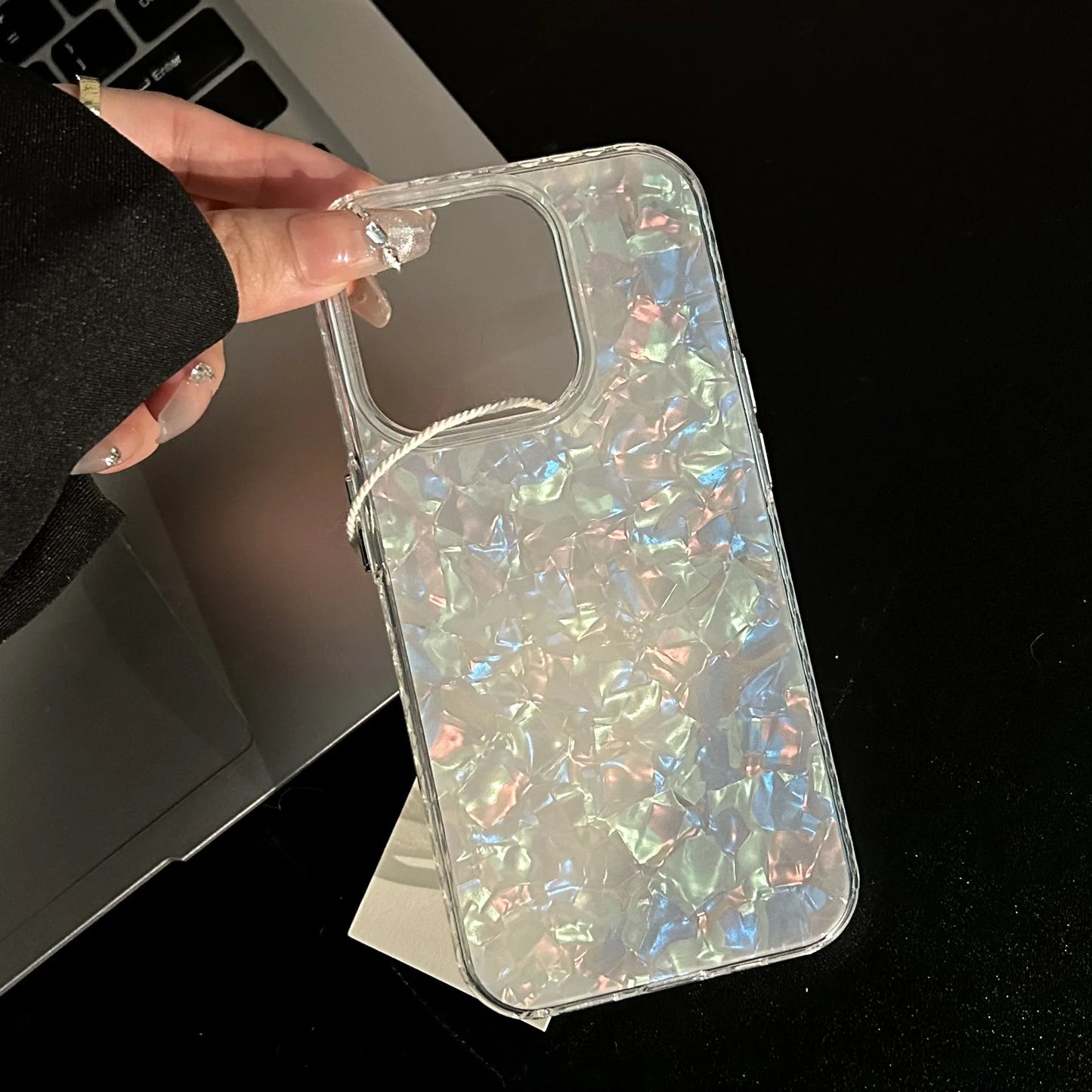 Glitter Conch Shell Phone Case