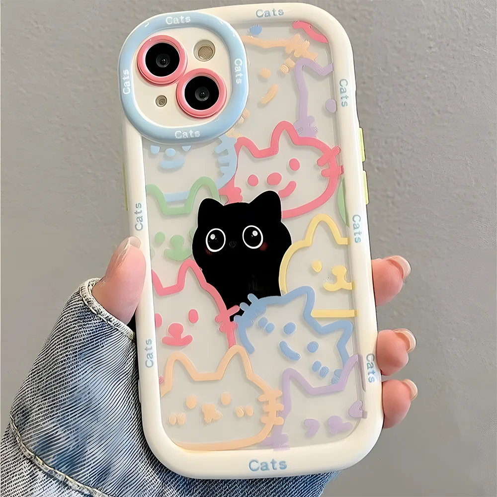 Cute Cat Silicone Phone Case