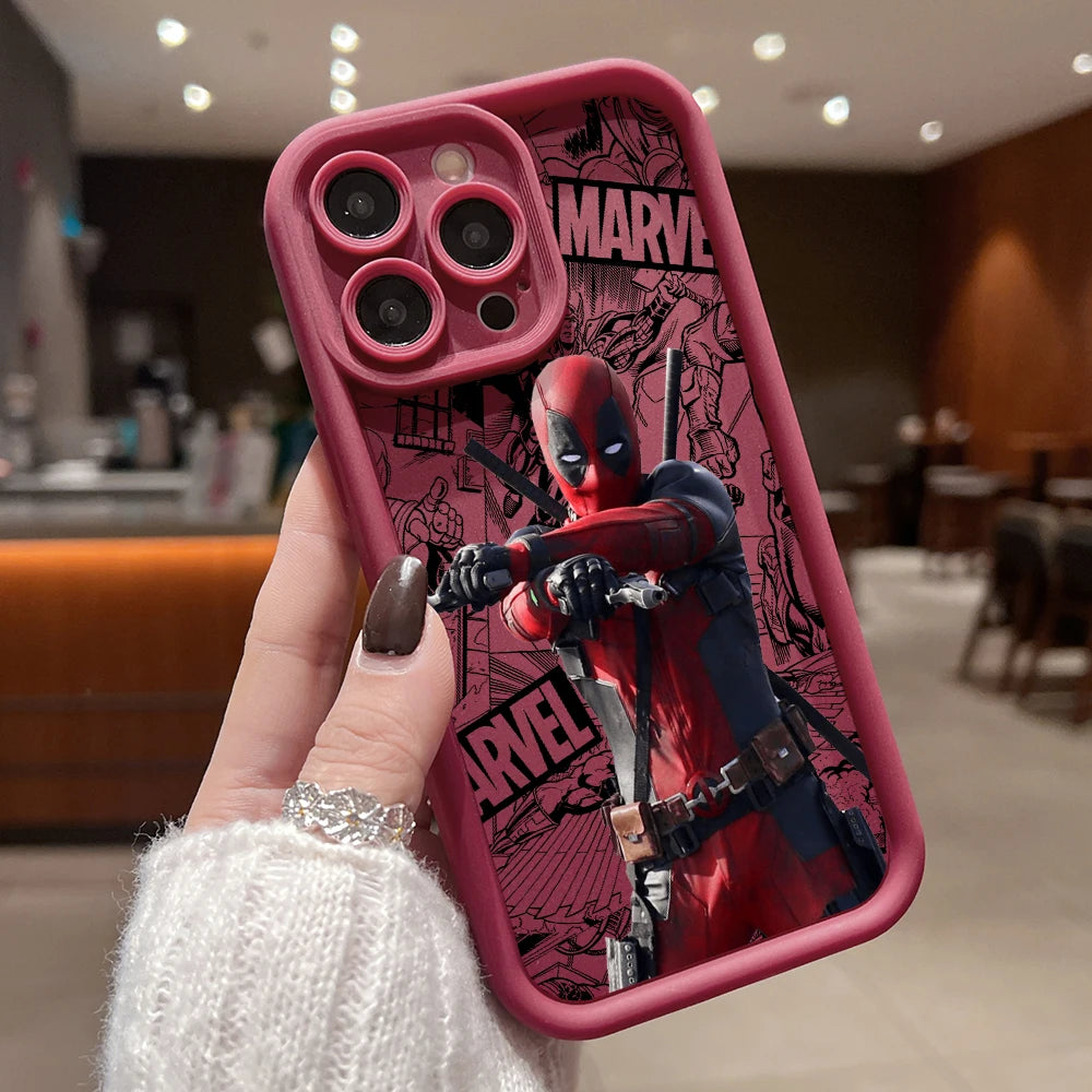 Marvel Deadpool Cartoon Phone Case