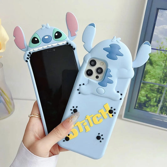 3D Disney Cartoon Stitch Phone Case