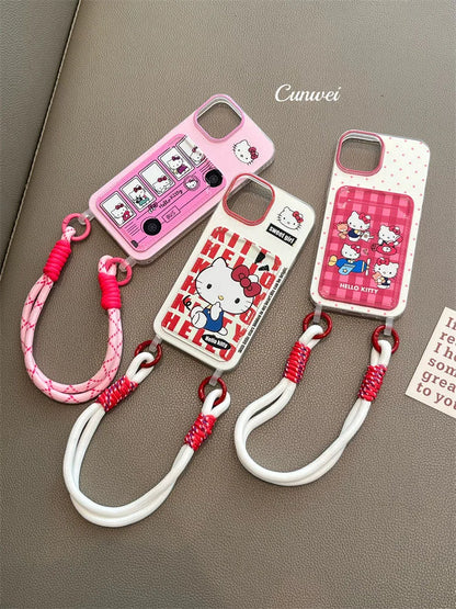 Hello Kitty Family Card Holder Phone Case