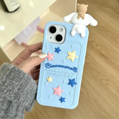 3D Cartoon Cinnamoroll Phone Case