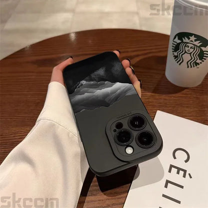 Black Mountain Peak Phone Case