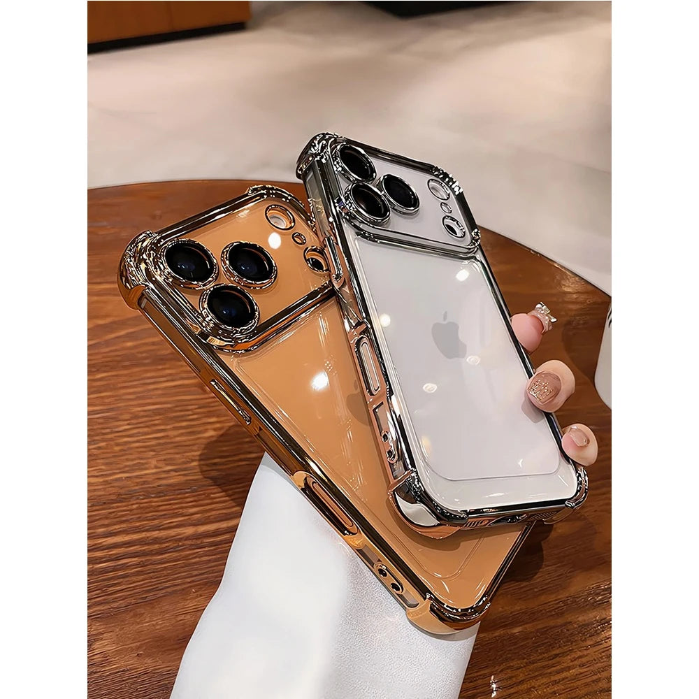 Transparent Electroplated Bumper Phone Case