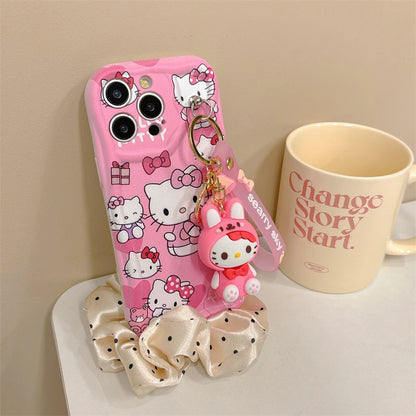 Kuromi Melody 3D Wavy Phone Case