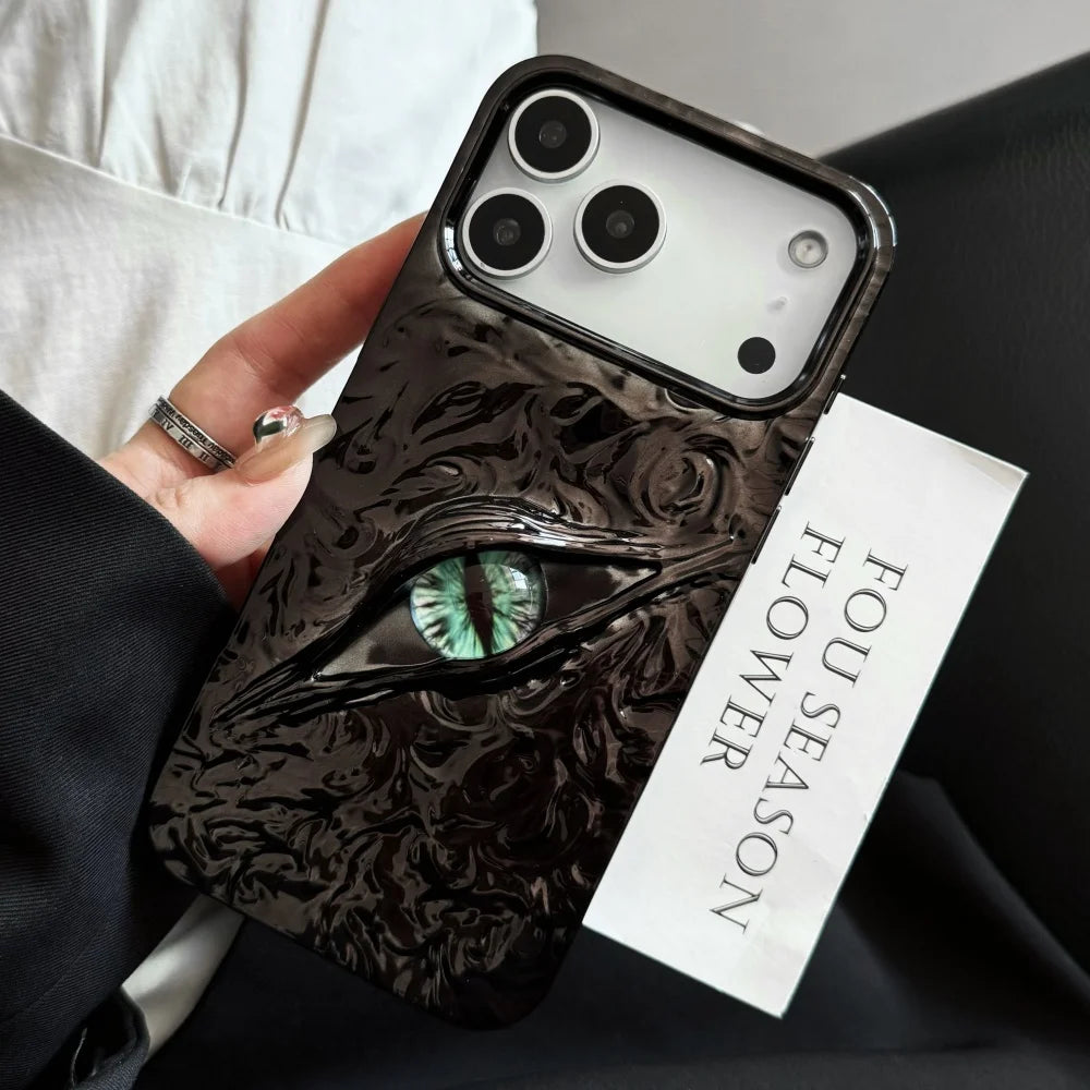Electroplated 3D Eye Phone Case