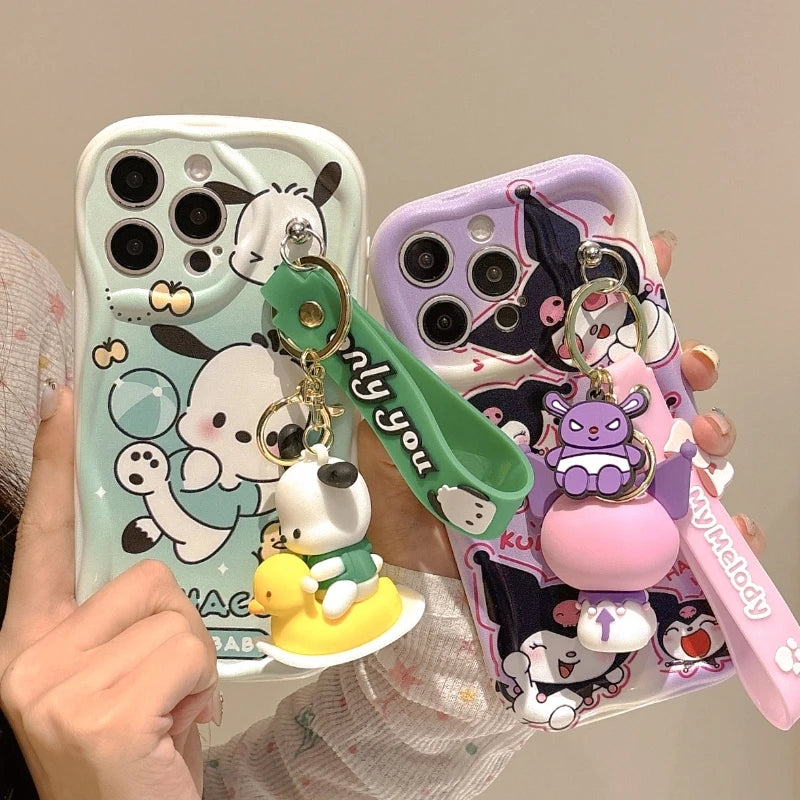 Kuromi Melody 3D Wavy Phone Case