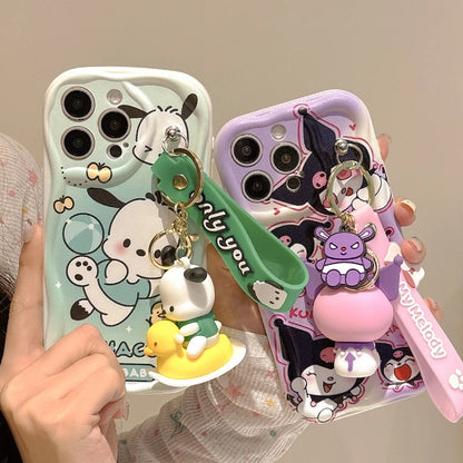 Kuromi Melody 3D Wavy Phone Case