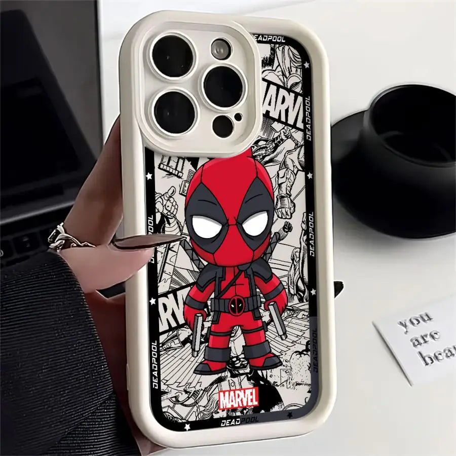 Marvel Deadpool Soft TPU Phone Case For iPhone