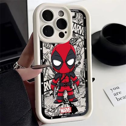 Marvel Deadpool Soft TPU Phone Case For iPhone