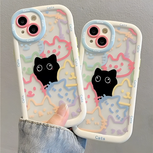 Cute Cat Silicone Phone Case