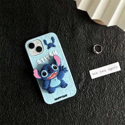 3D Cartoon Stitch Phone Case