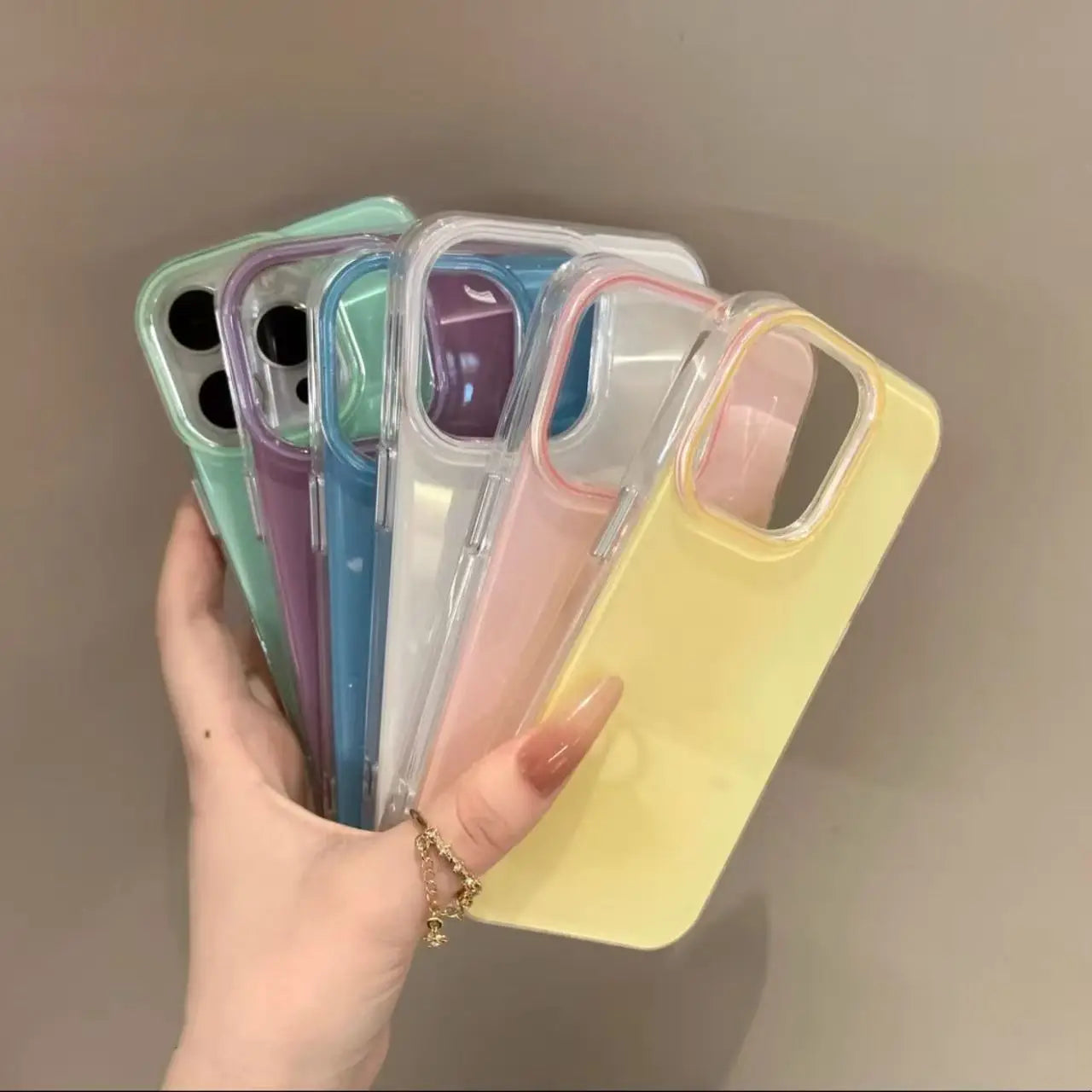 Candy Silicone Bumper Case For iPhone