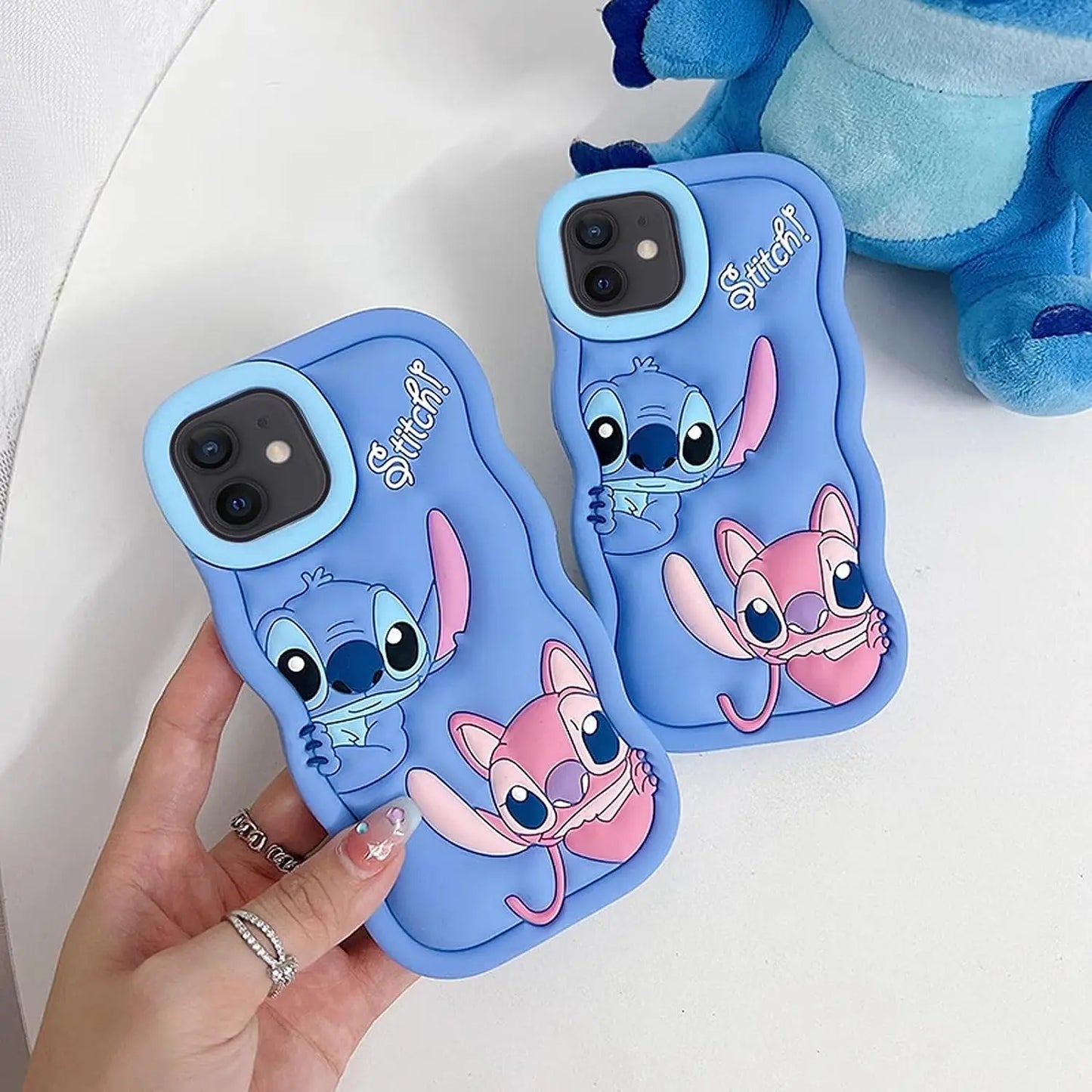 Wave Stitch Silicone Phone Case for iPhone