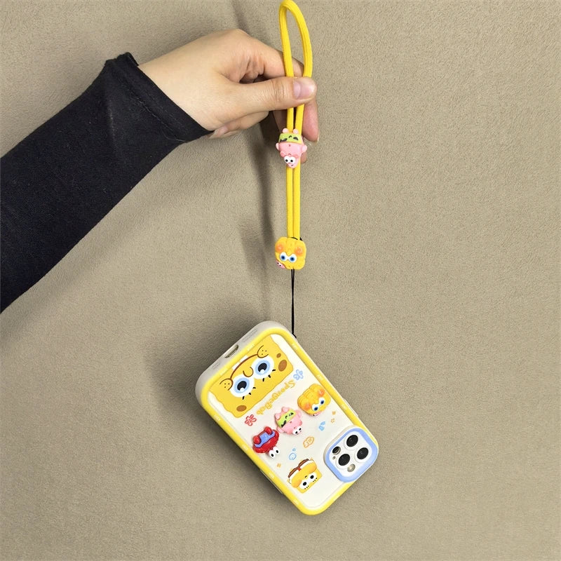 Cute 3D SpongeBob & Patrick Phone Case