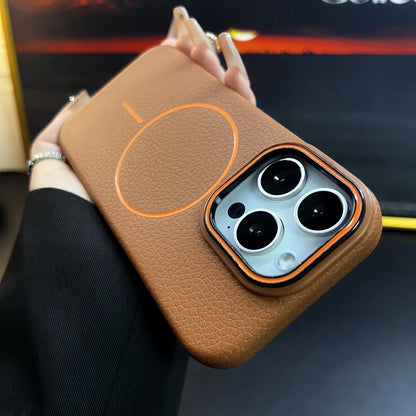 Lichee Pattern Magnetic Case