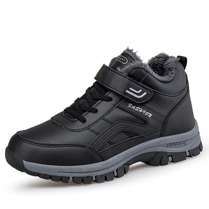WinterSnow™ Unisex Warm Ankle Boots – Waterproof, Non-Slip, Plush Lined Boots for Couples