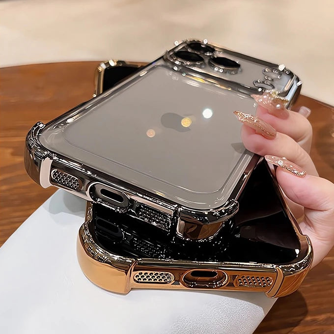 Transparent Electroplated Bumper Phone Case