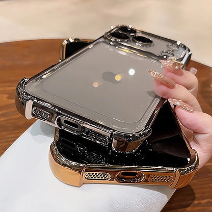 Transparent Electroplated Bumper Phone Case