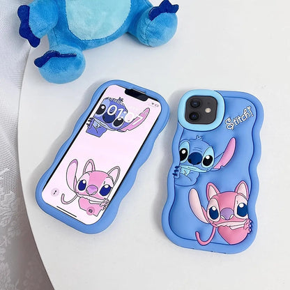 Wave Stitch Silicone Phone Case for iPhone