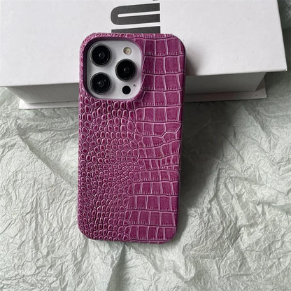 Crocodile Pattern Leather Phone Case