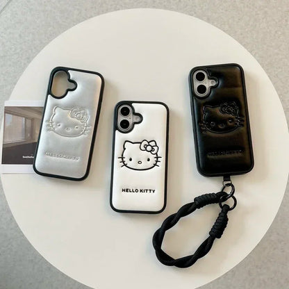 Hello Kitty Cartoon Leather Phone Case