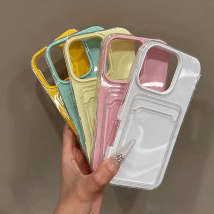 Card Holder Bumper Case For iPhone