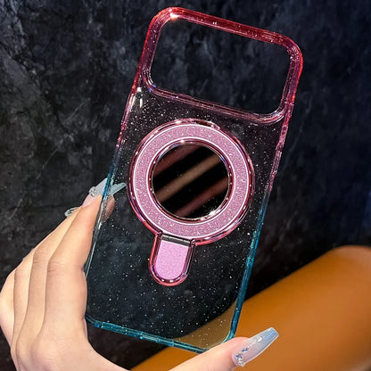 Glitter Gradient Clear Phone Case