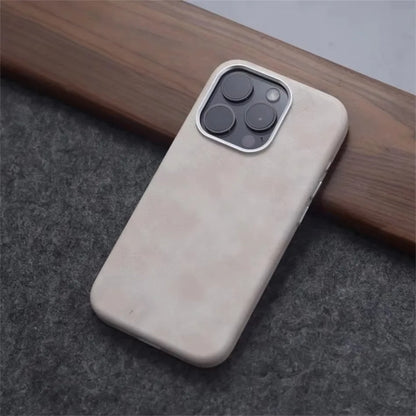 Retro Crazy Horse Leather MagSafe Phone Case